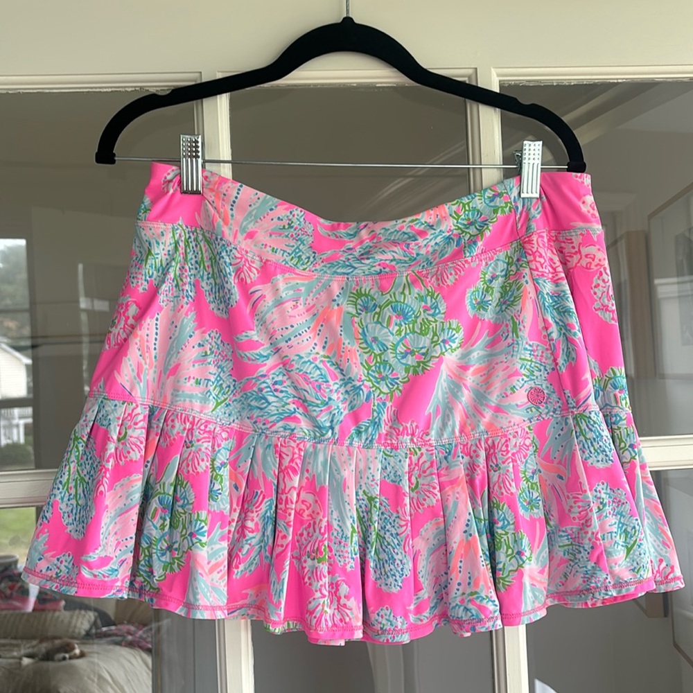Lilly Pulitzer ruffled athletic skirt